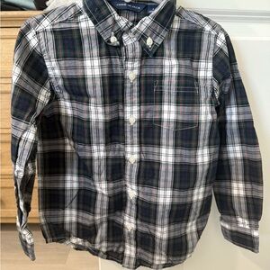 Janie and Jack Multicolor Plaid Shirt